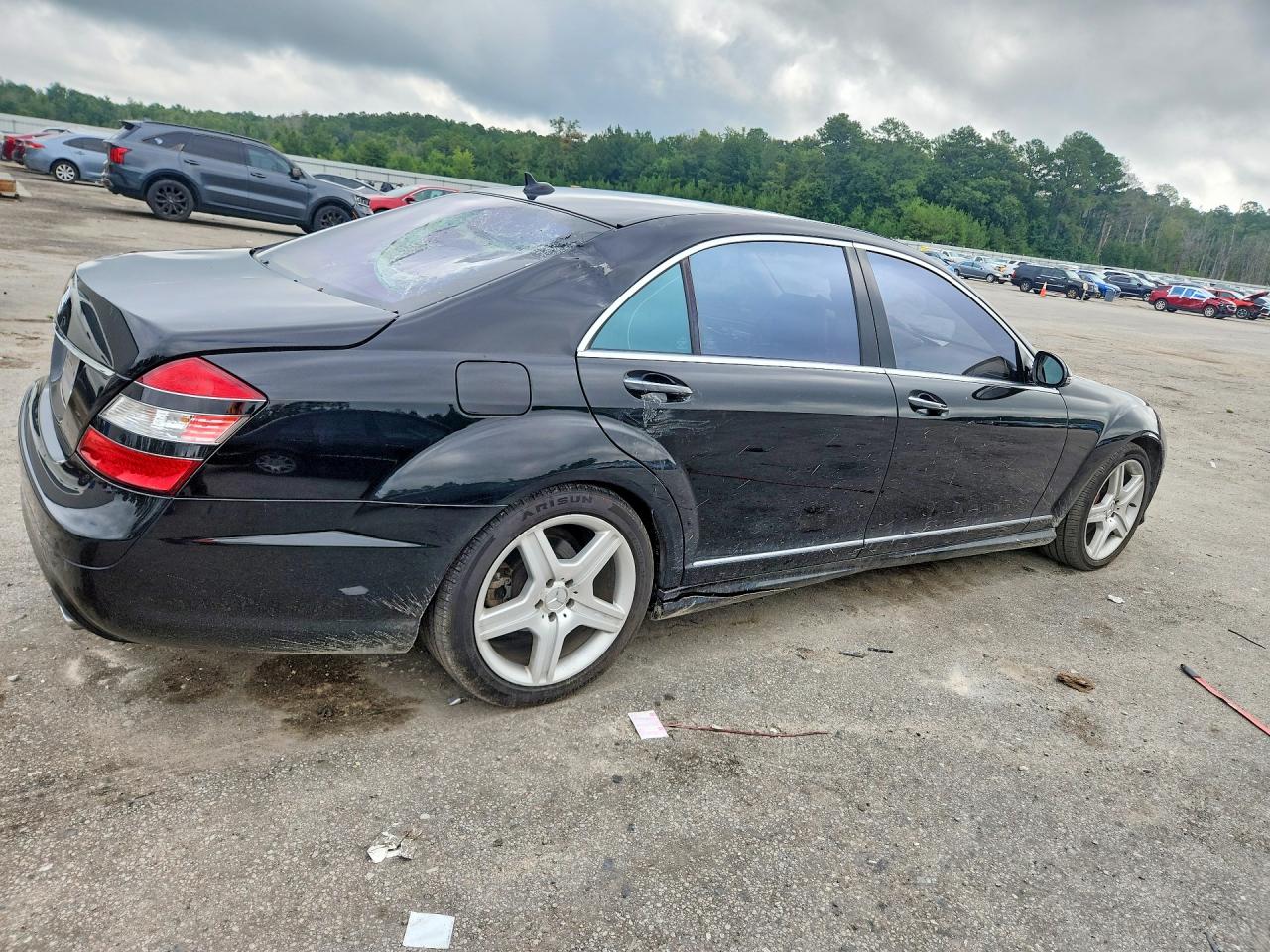 2008 Mercedes-benz S 550 Черный vin: WDDNG71X28A196539