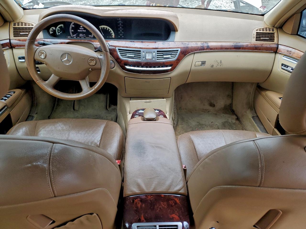 2009 Mercedes-benz S 550 Silver vin: WDDNG71X29A259429