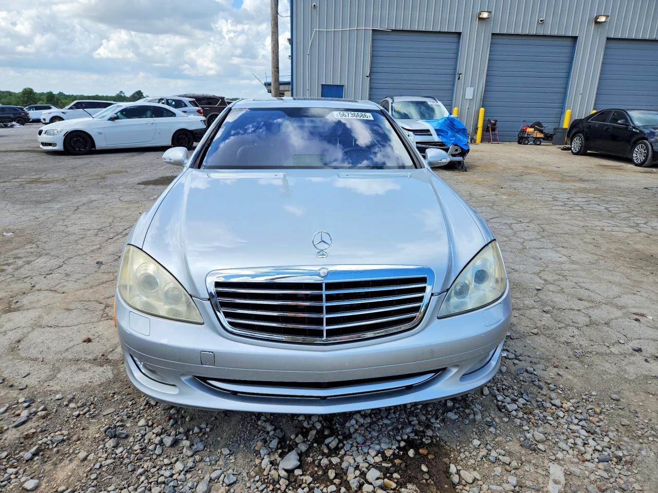 2007 Mercedes-benz S 550 Silver vin: WDDNG71X37A033297