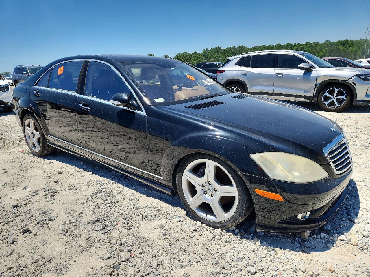 2007 Mercedes-benz S 550 Черный vin: WDDNG71X37A051511