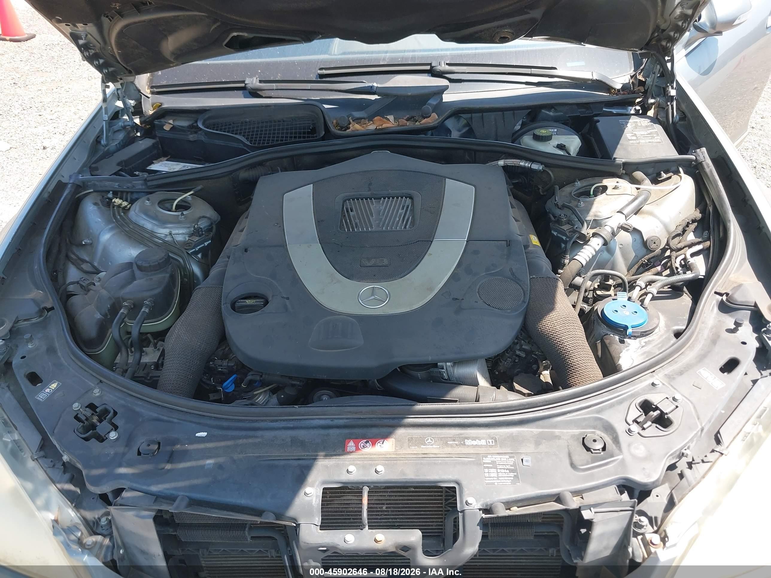 2007 Mercedes-benz S 550 Blue vin: WDDNG71X37A103073