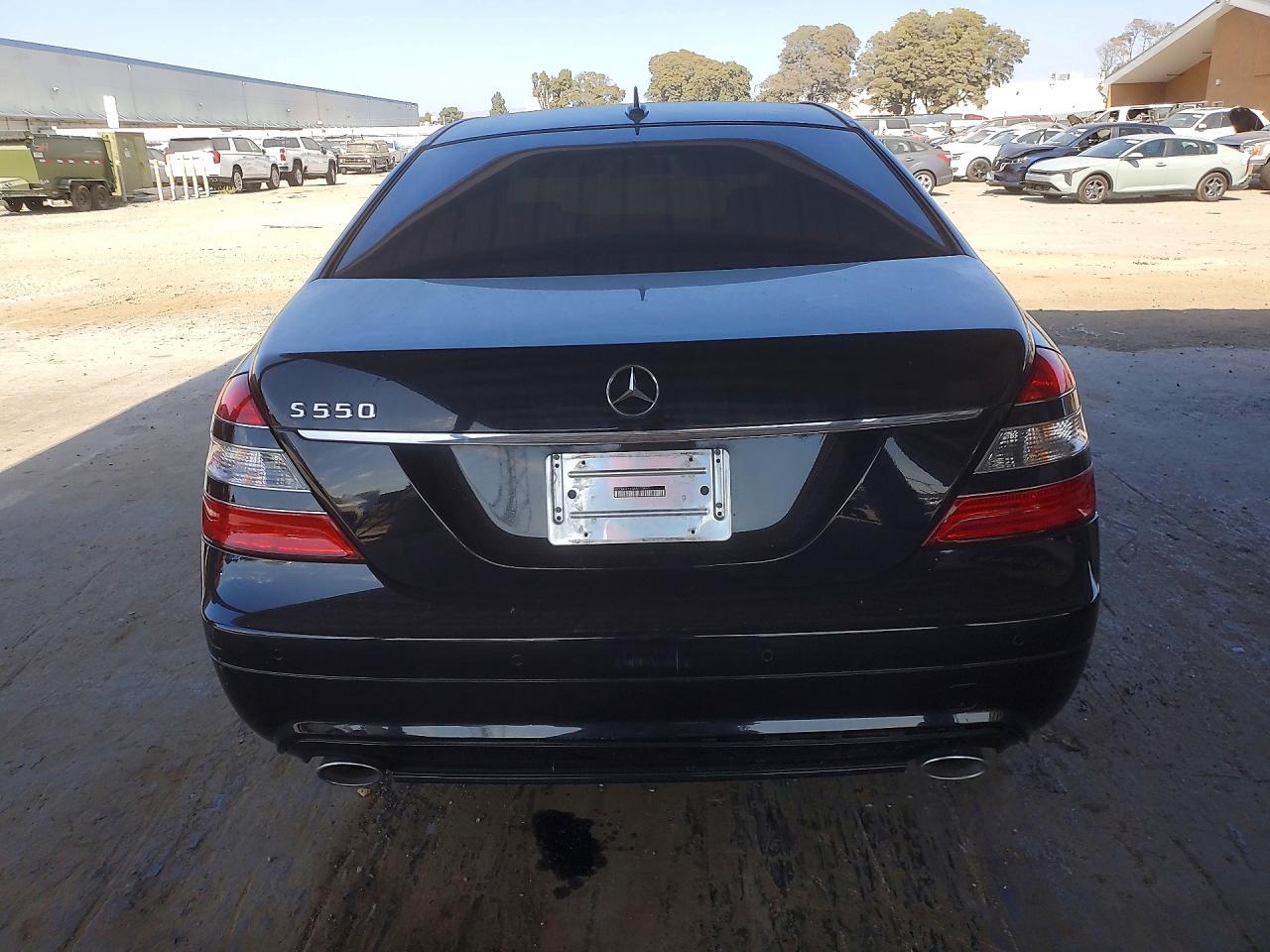 2008 Mercedes-benz S 550 Black vin: WDDNG71X38A170550