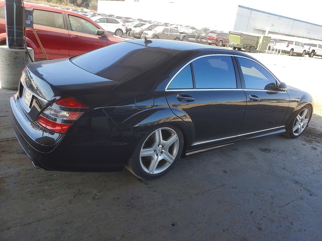 2008 Mercedes-benz S 550 Black vin: WDDNG71X38A170550