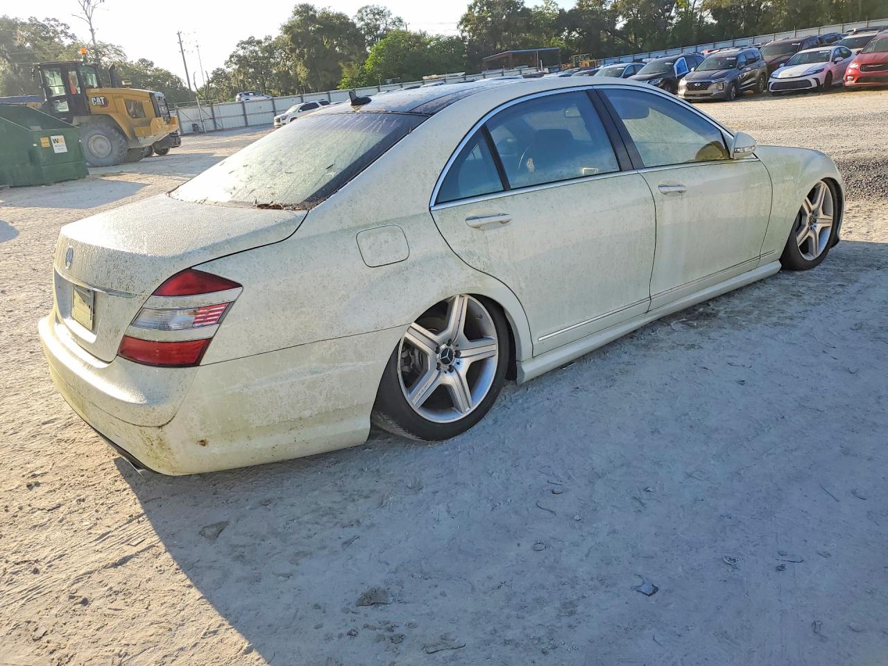 2008 Mercedes-benz S 550 White vin: WDDNG71X38A212523