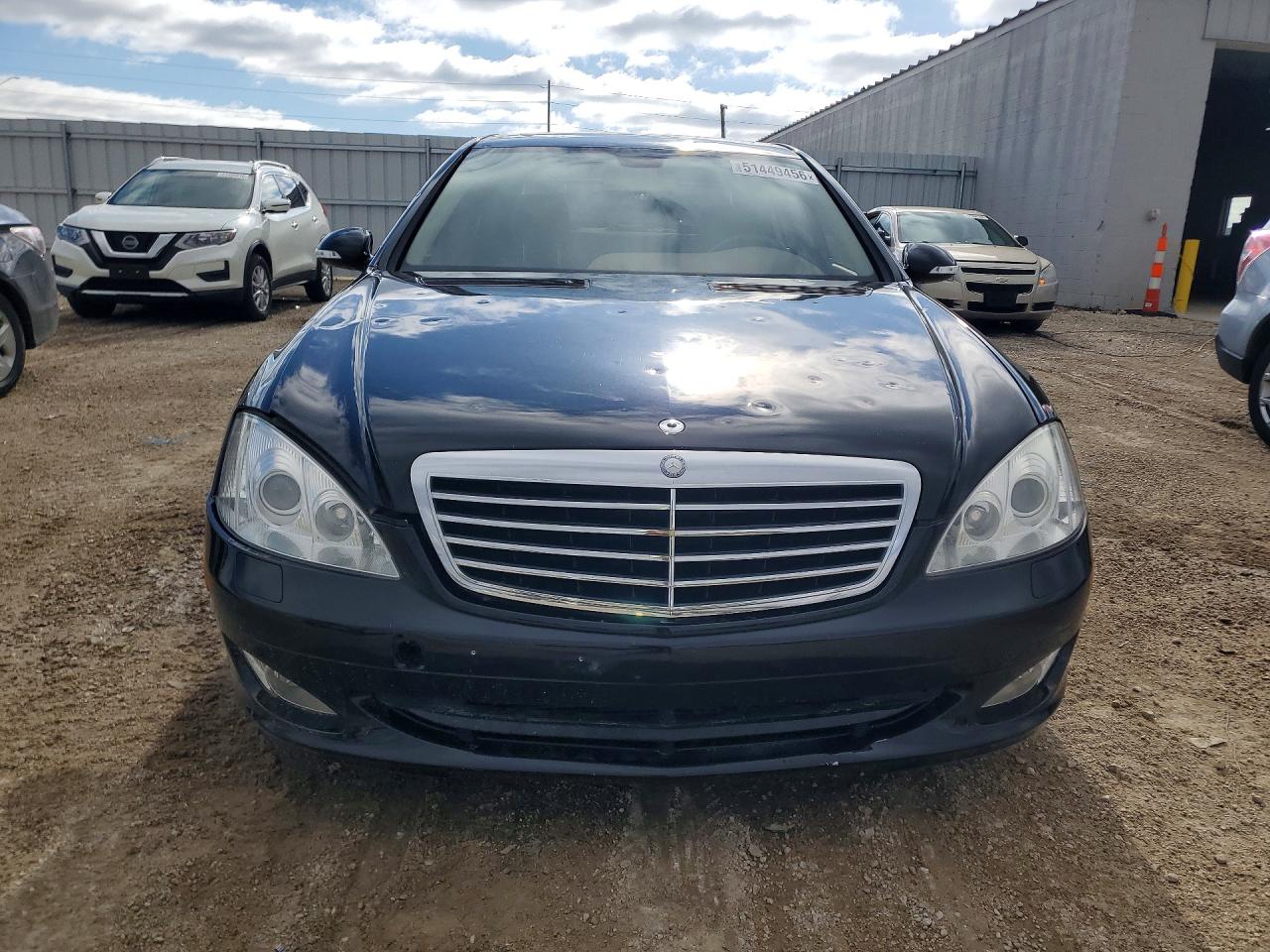 2007 Mercedes-benz S 550 Черный vin: WDDNG71X47A038668