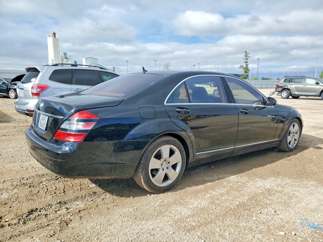 2007 Mercedes-benz S 550 Черный vin: WDDNG71X47A038668