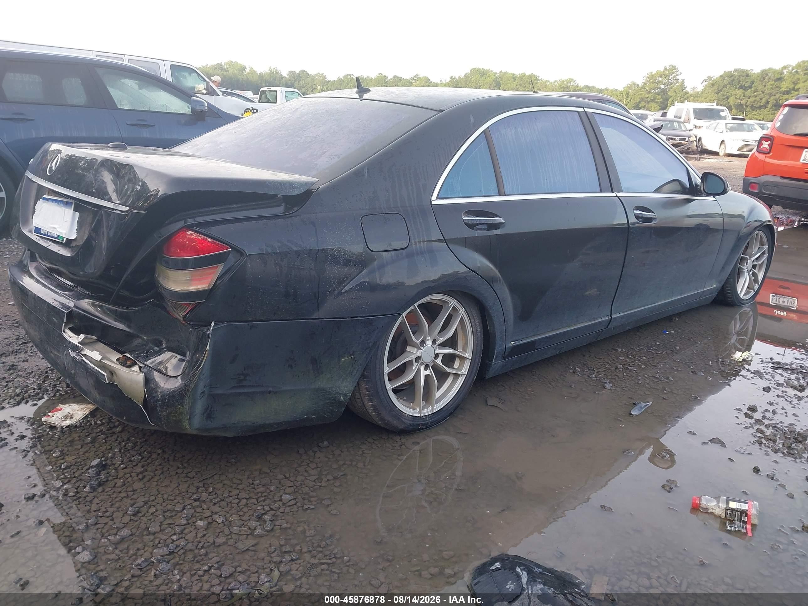 2007 Mercedes-benz S 550 Черный vin: WDDNG71X47A051713