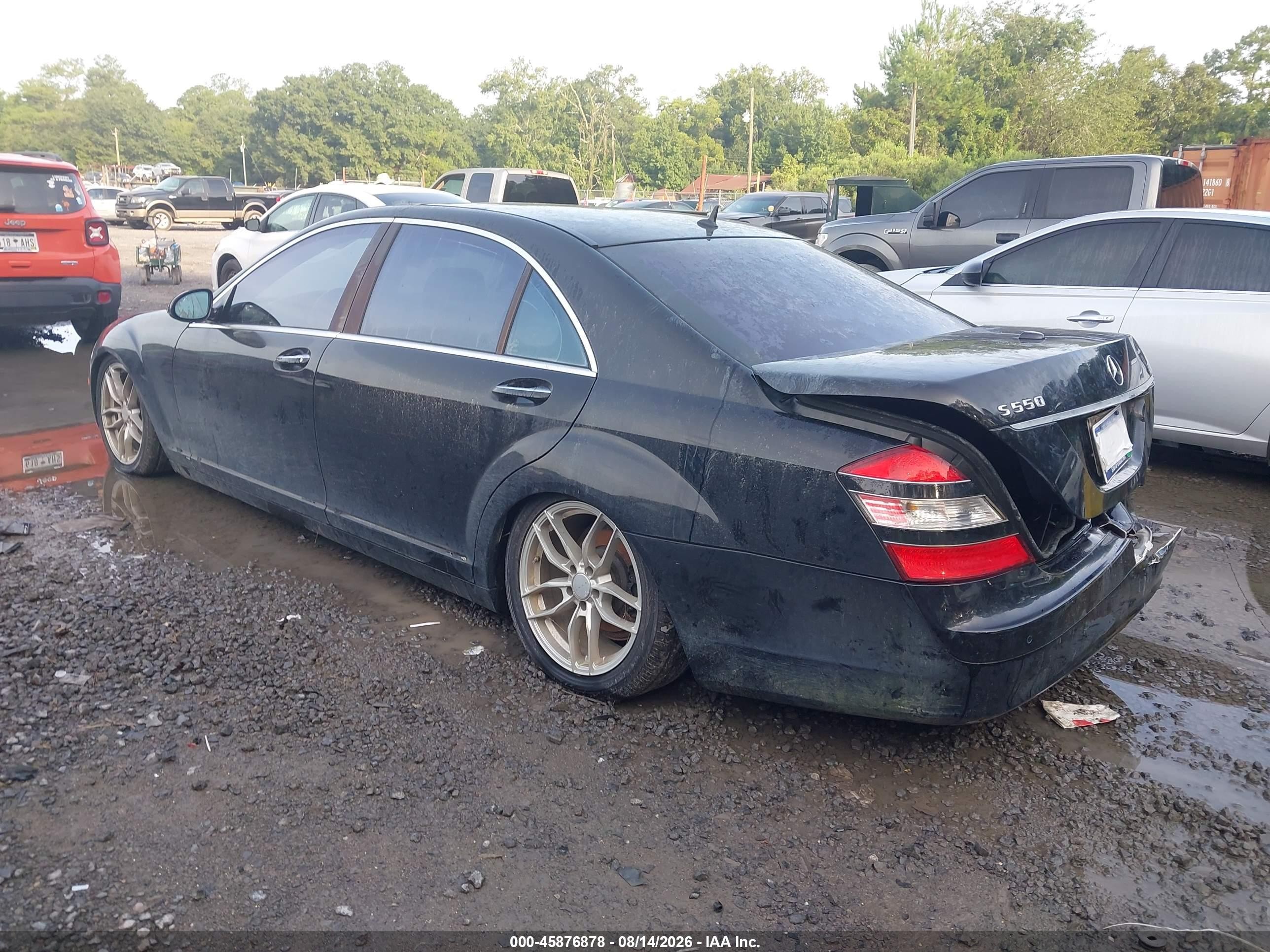 2007 Mercedes-benz S 550 Черный vin: WDDNG71X47A051713