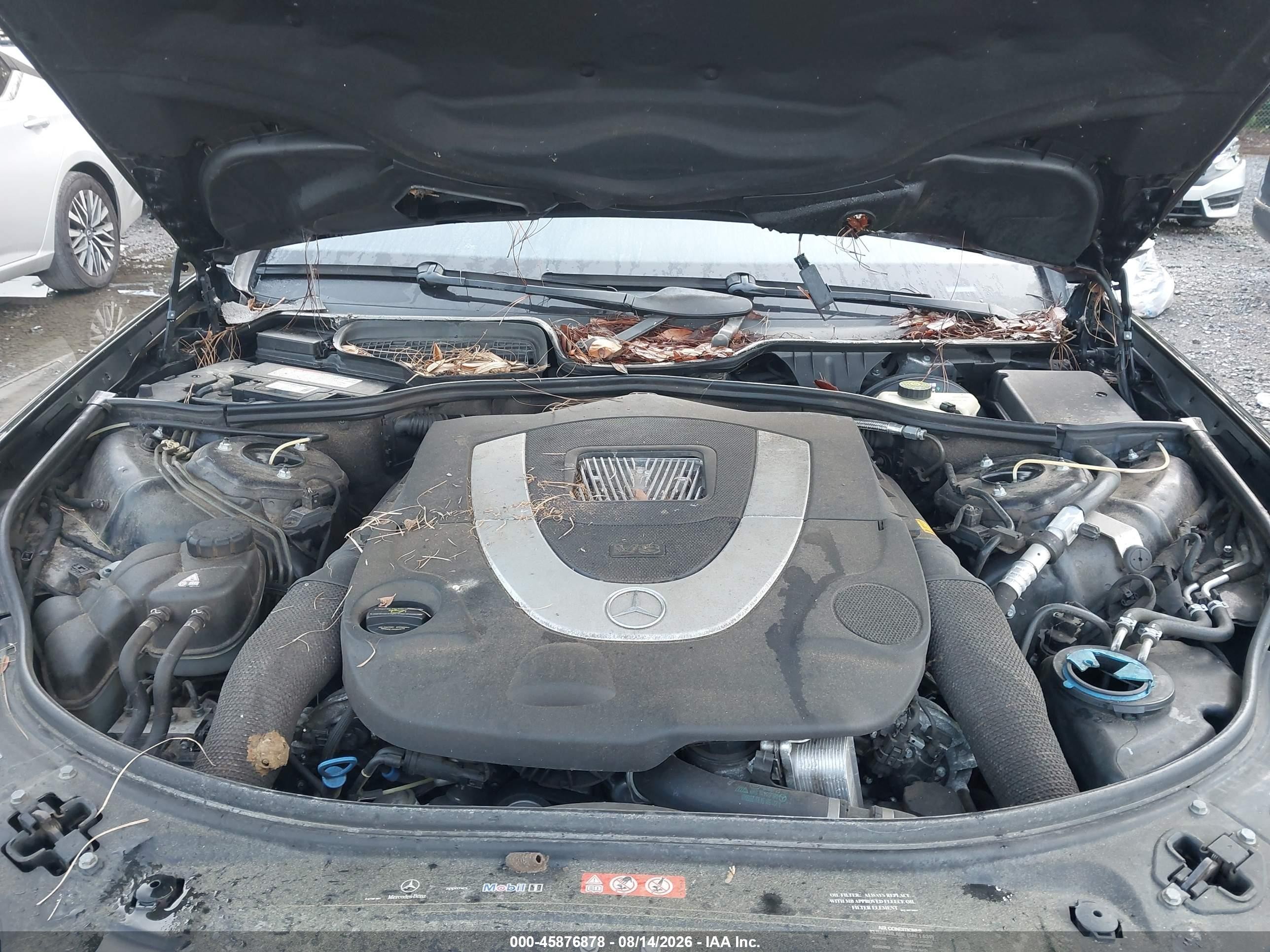 2007 Mercedes-benz S 550 Черный vin: WDDNG71X47A051713