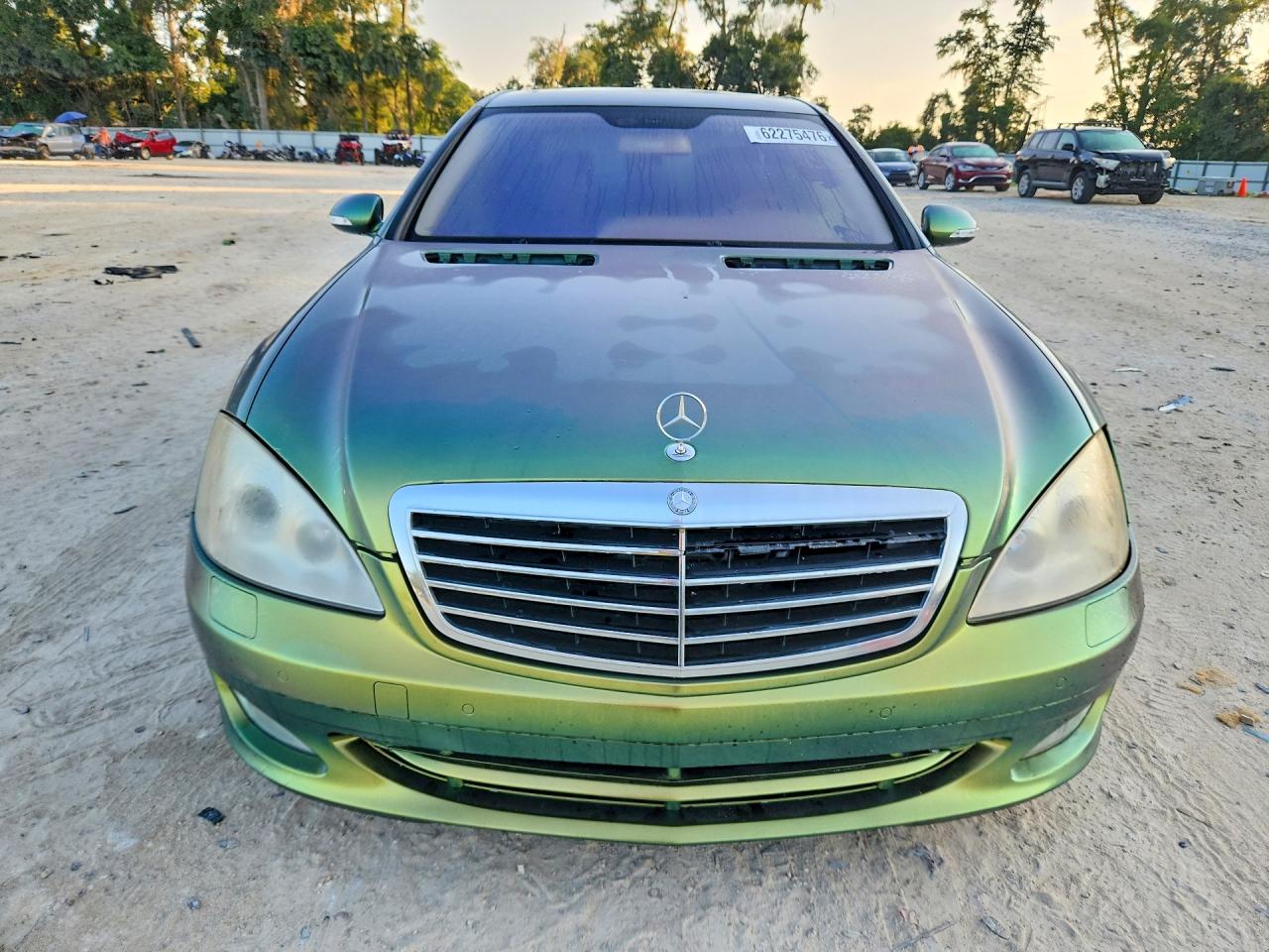 2007 Mercedes-benz S 550 Green vin: WDDNG71X47A098479