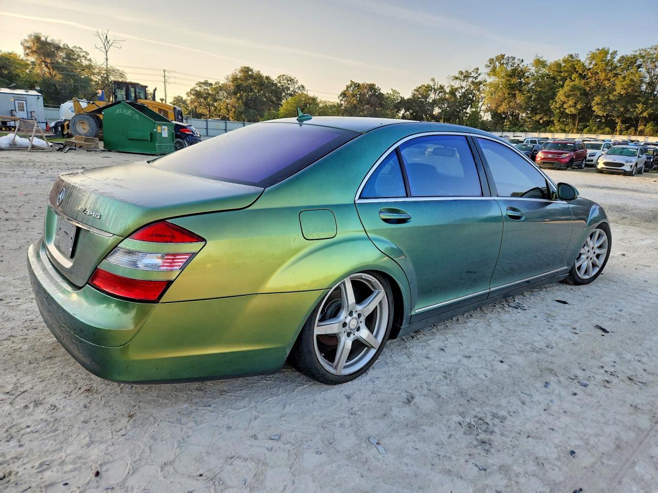 2007 Mercedes-benz S 550 Green vin: WDDNG71X47A098479