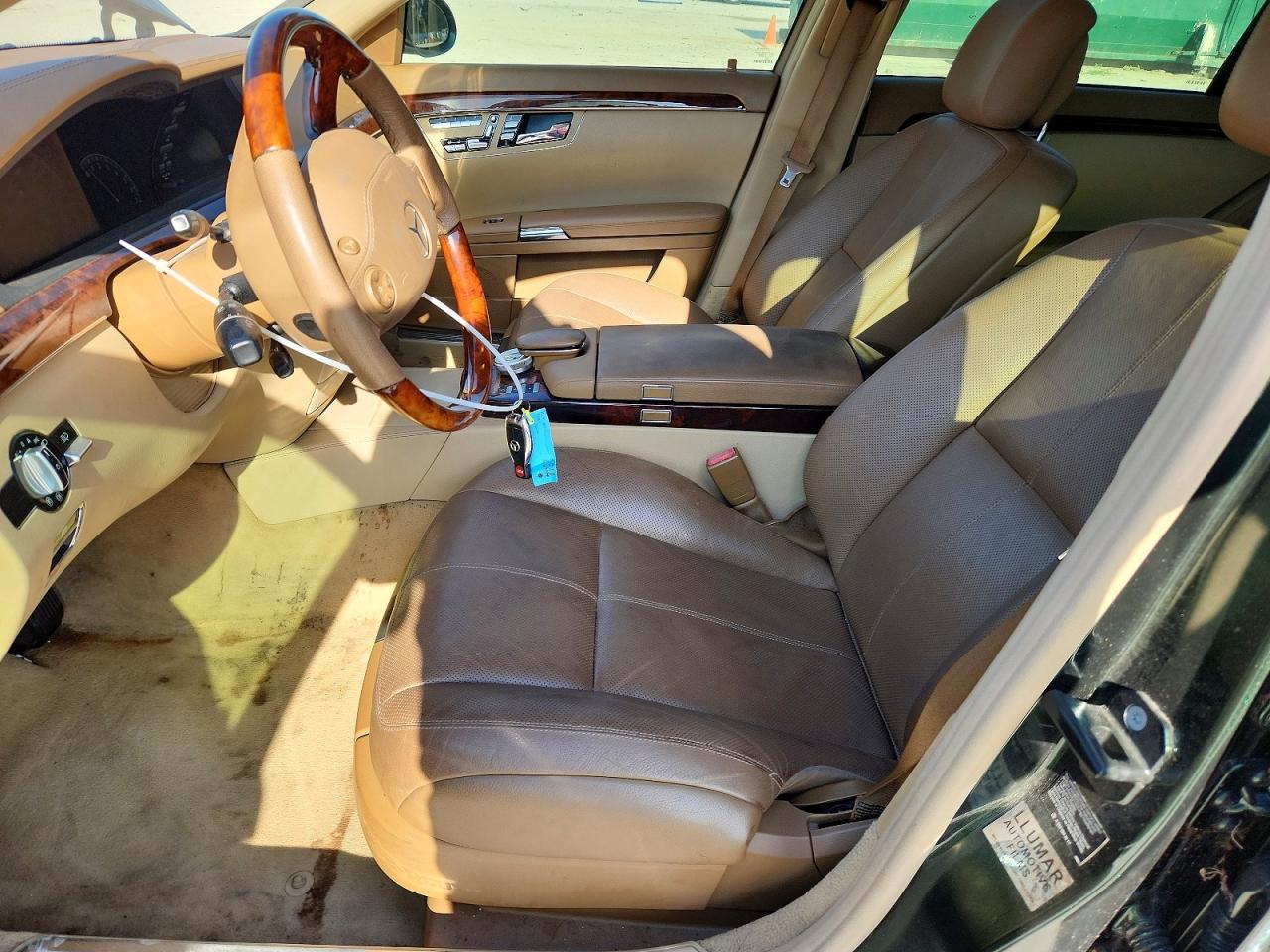 2007 Mercedes-benz S 550 Green vin: WDDNG71X47A098479
