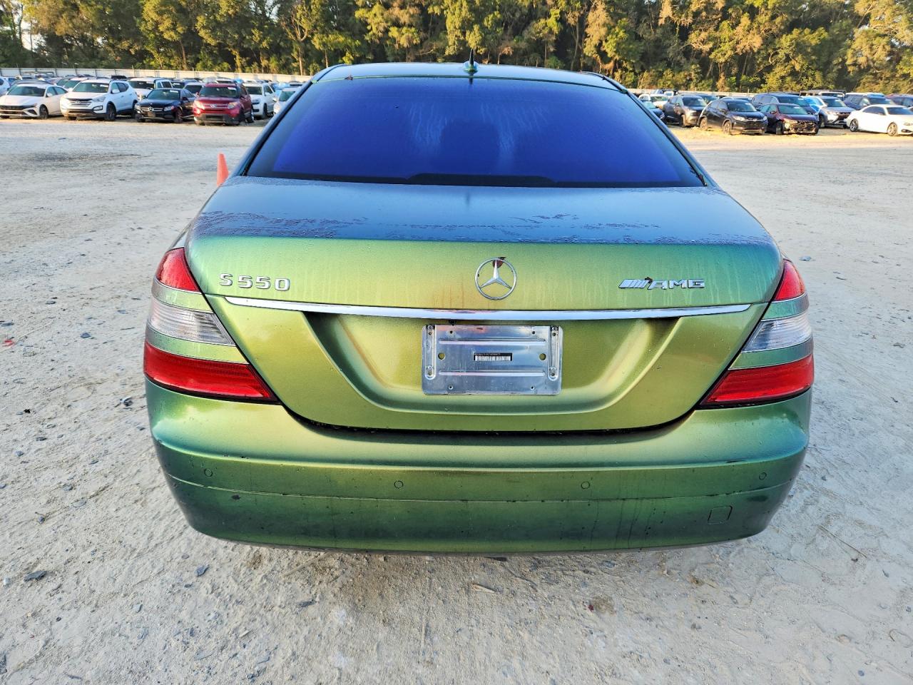 2007 Mercedes-benz S 550 Green vin: WDDNG71X47A098479