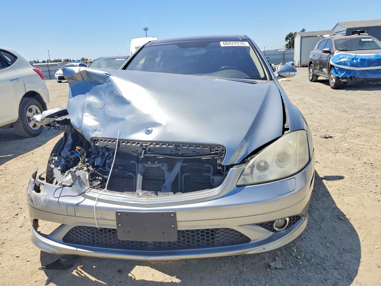 2007 Mercedes-benz S 550 Silver vin: WDDNG71X67A054161