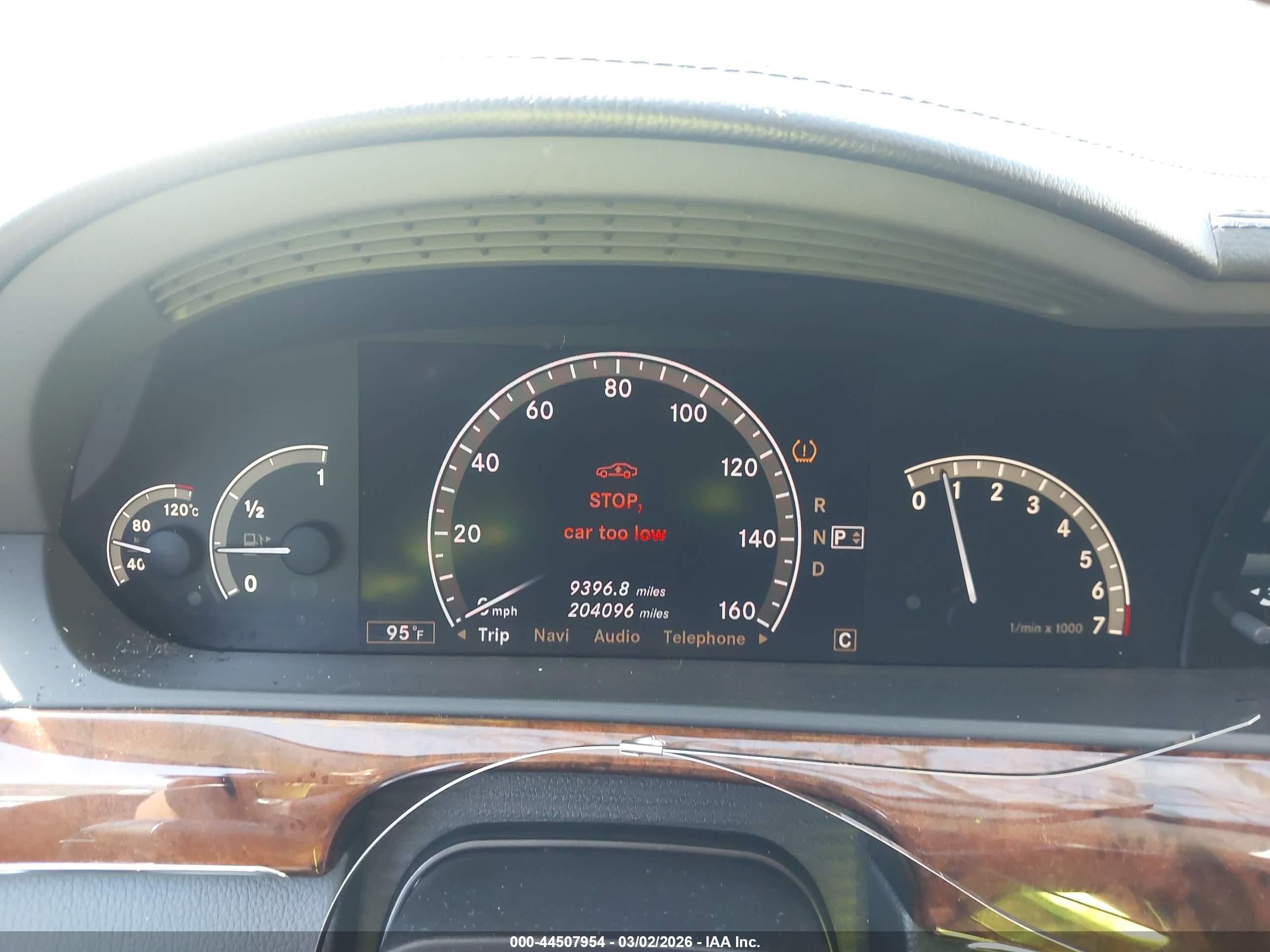 2007 Mercedes-benz S 550   Черный vin: WDDNG71X67A059697