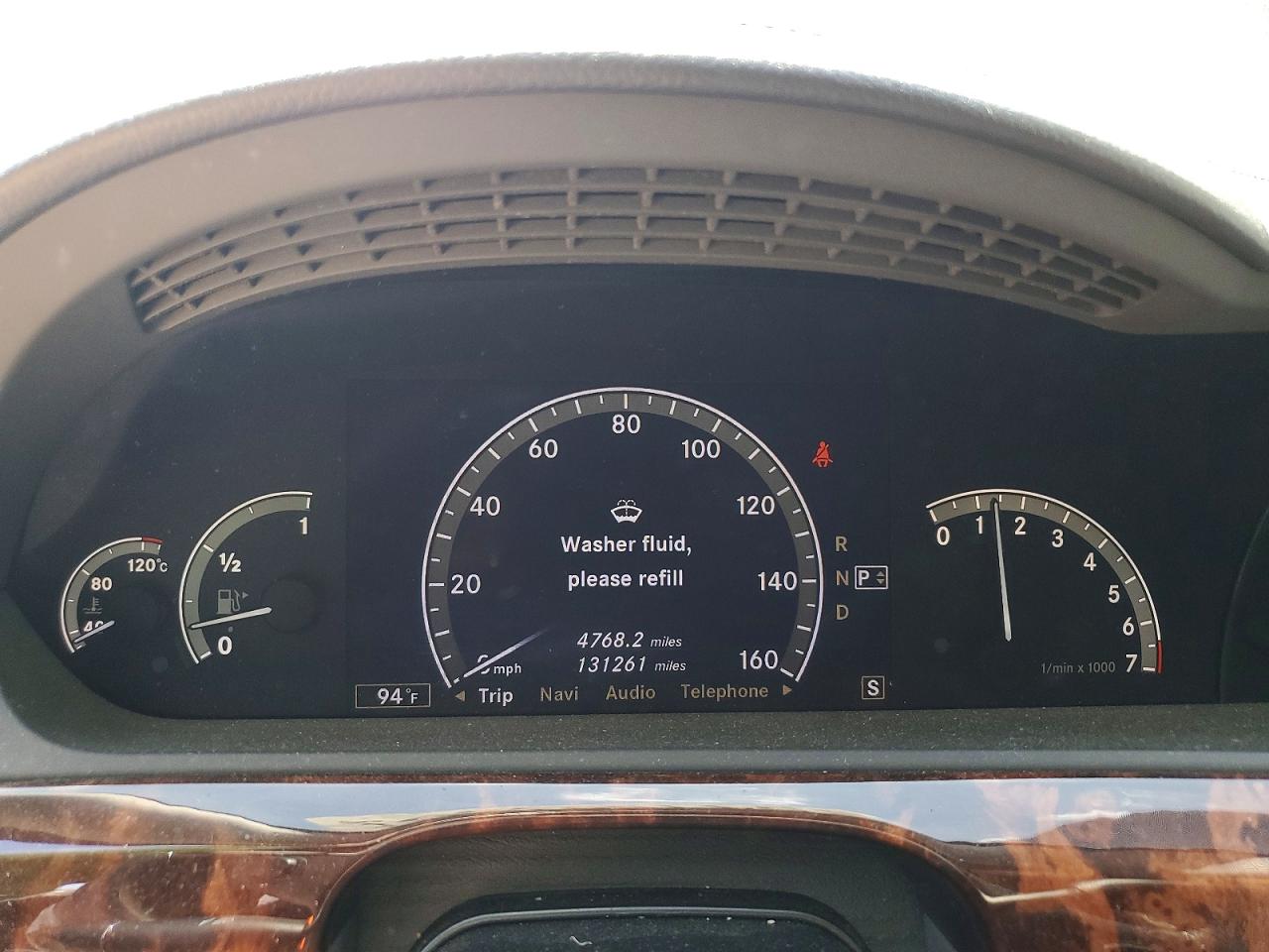 2007 Mercedes-benz S 550 Черный vin: WDDNG71X67A084888