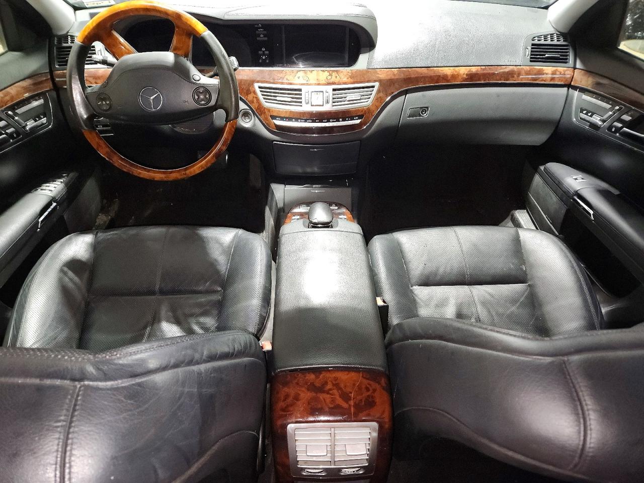 2007 Mercedes-benz S 550 Black vin: WDDNG71X67A137167