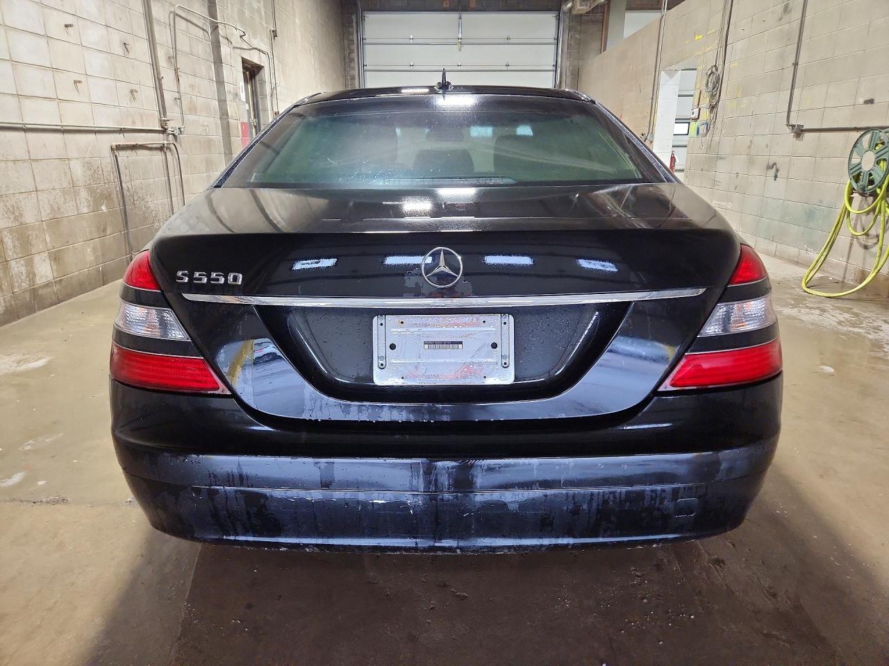 2007 Mercedes-benz S 550 Black vin: WDDNG71X67A137167