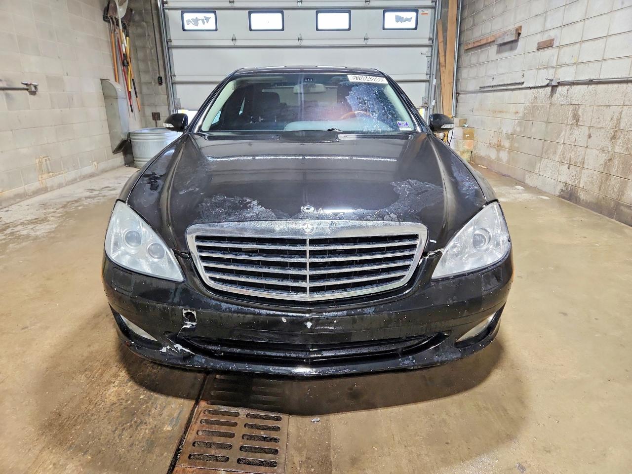 2007 Mercedes-benz S 550 Black vin: WDDNG71X67A137167