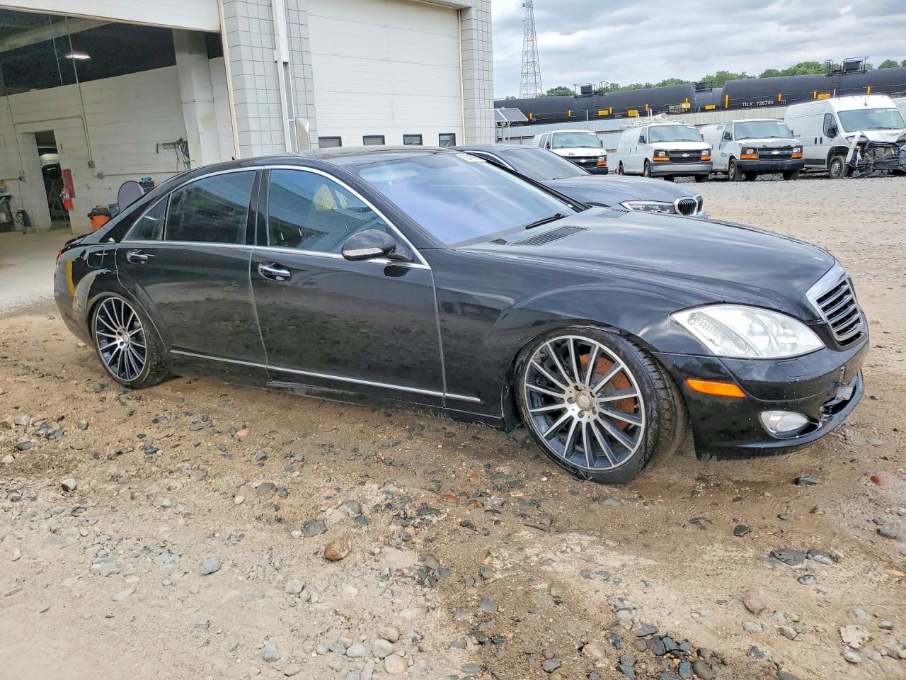 2007 Mercedes-benz S 550 Black vin: WDDNG71X67A137167