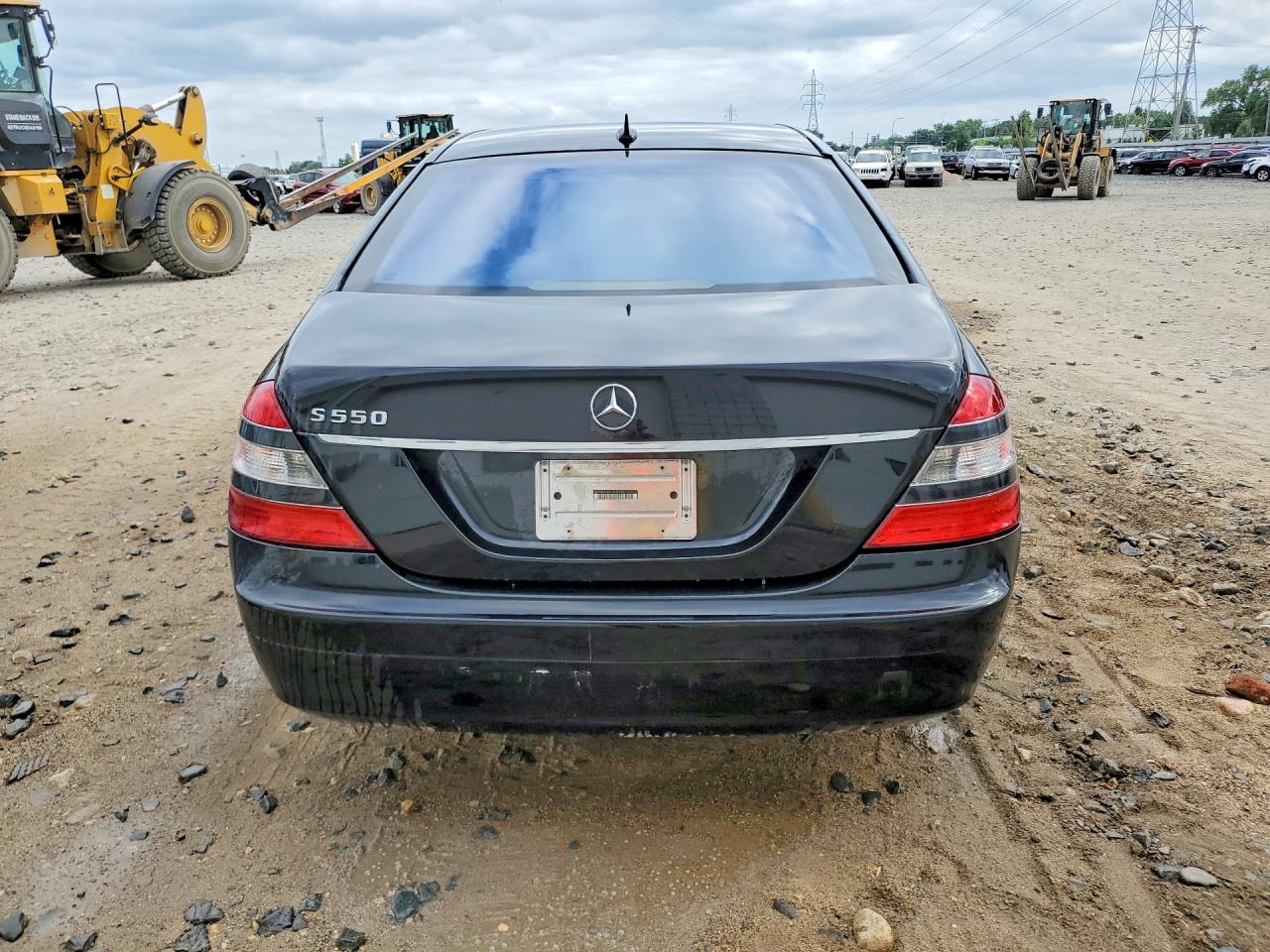 2007 Mercedes-benz S 550 Black vin: WDDNG71X67A137167