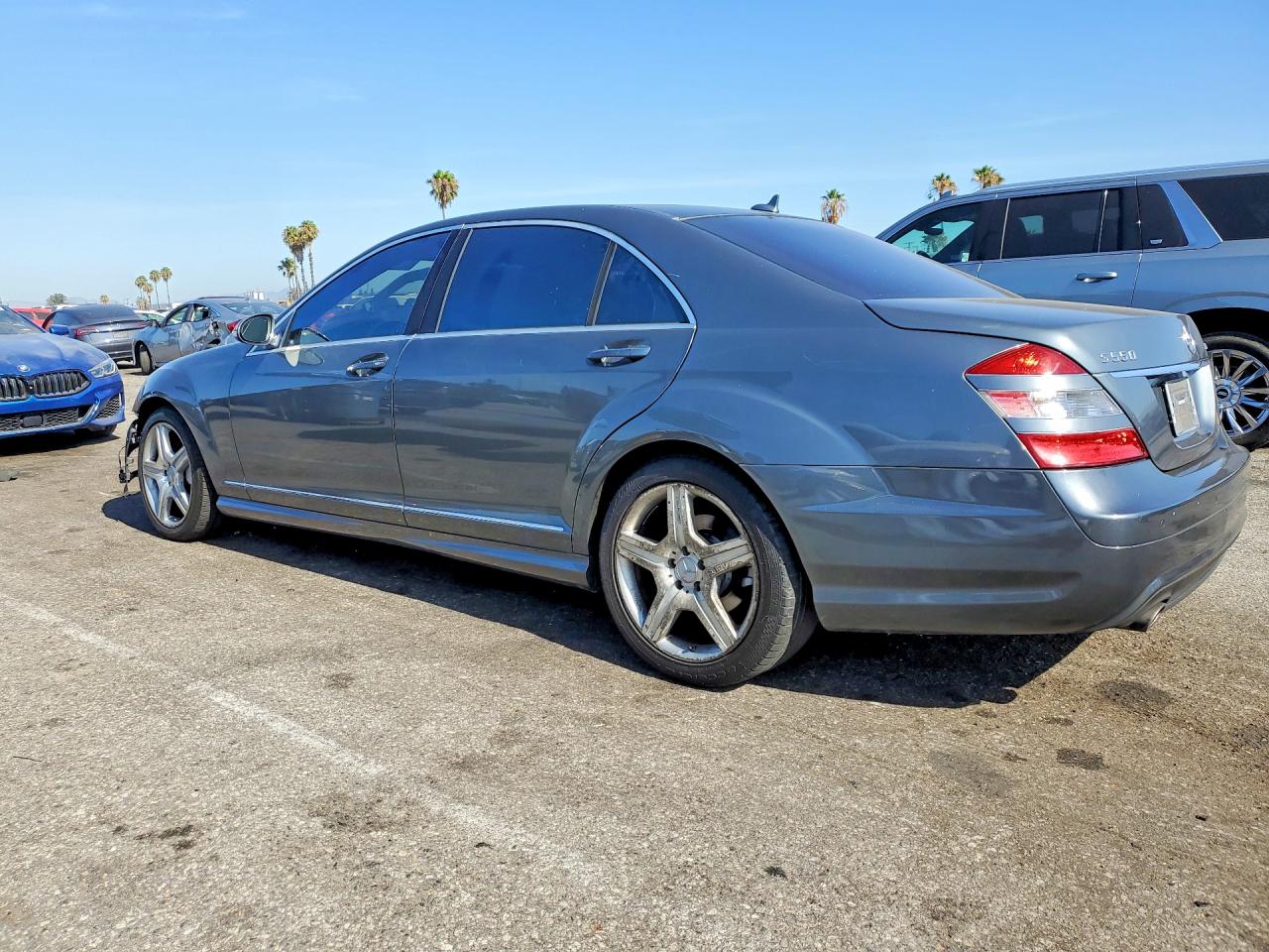 2008 Mercedes-benz S 550 Gray vin: WDDNG71X68A234659