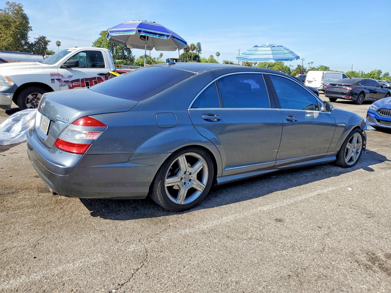 2008 Mercedes-benz S 550 Gray vin: WDDNG71X68A234659