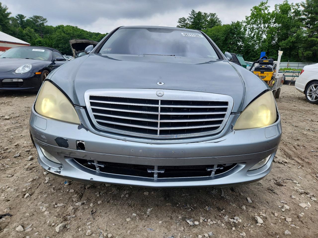 2007 Mercedes-benz S 550 Gray vin: WDDNG71X77A046814