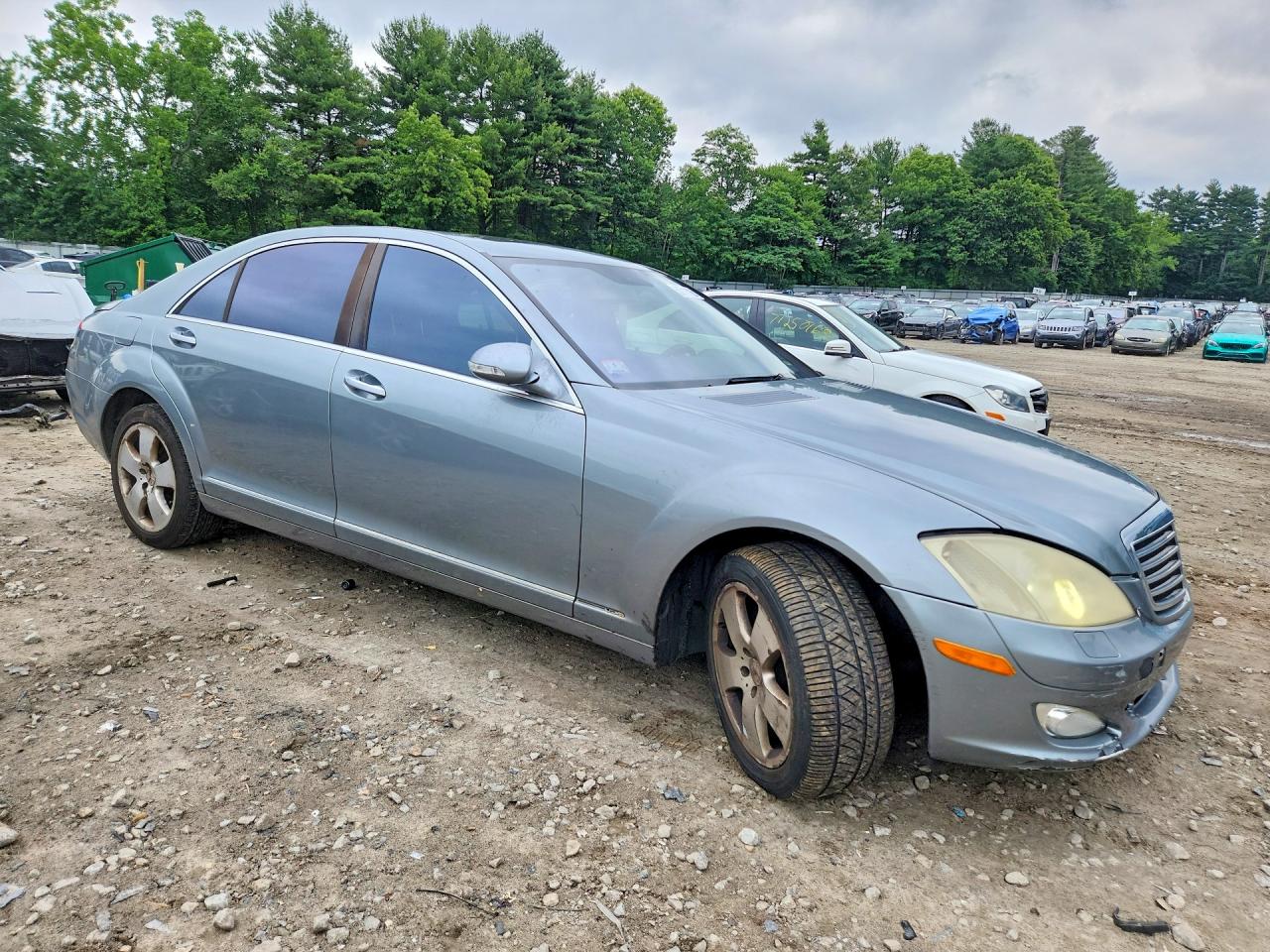 2007 Mercedes-benz S 550 Gray vin: WDDNG71X77A046814