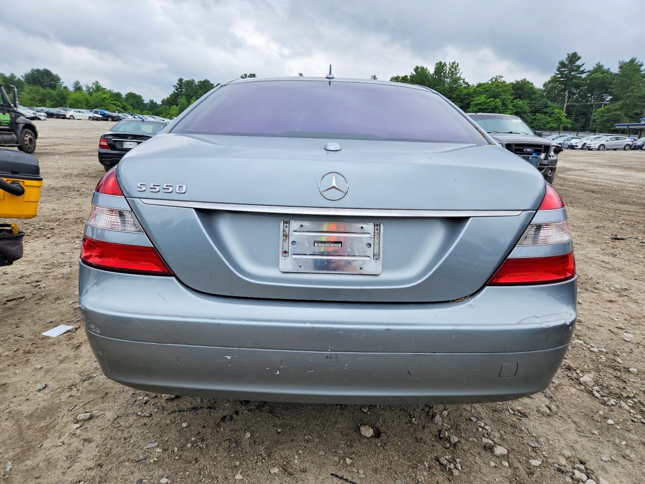 2007 Mercedes-benz S 550 Gray vin: WDDNG71X77A046814