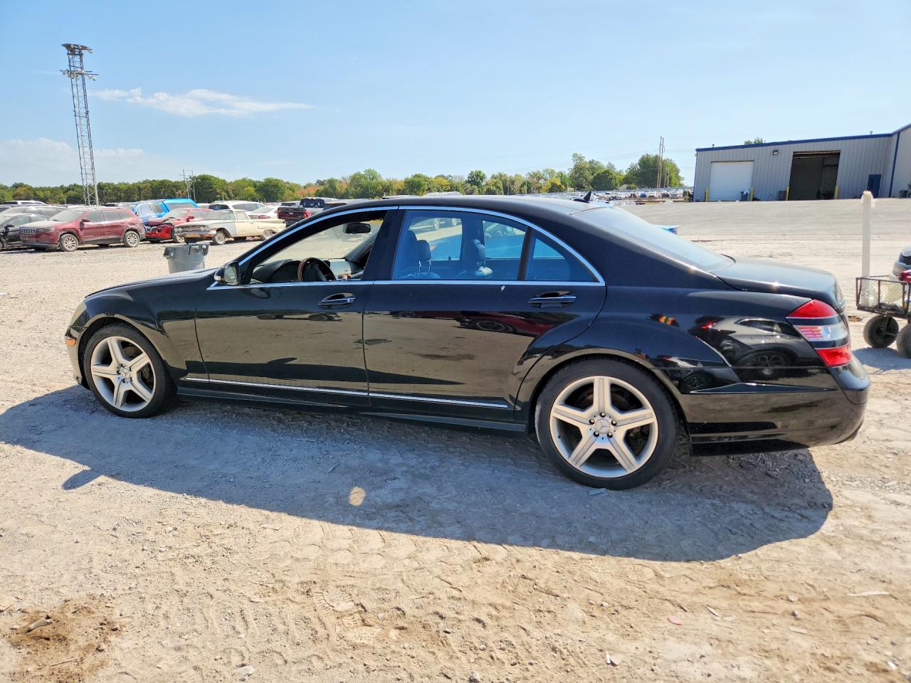 2008 Mercedes-benz S 550 Black vin: WDDNG71X78A171989