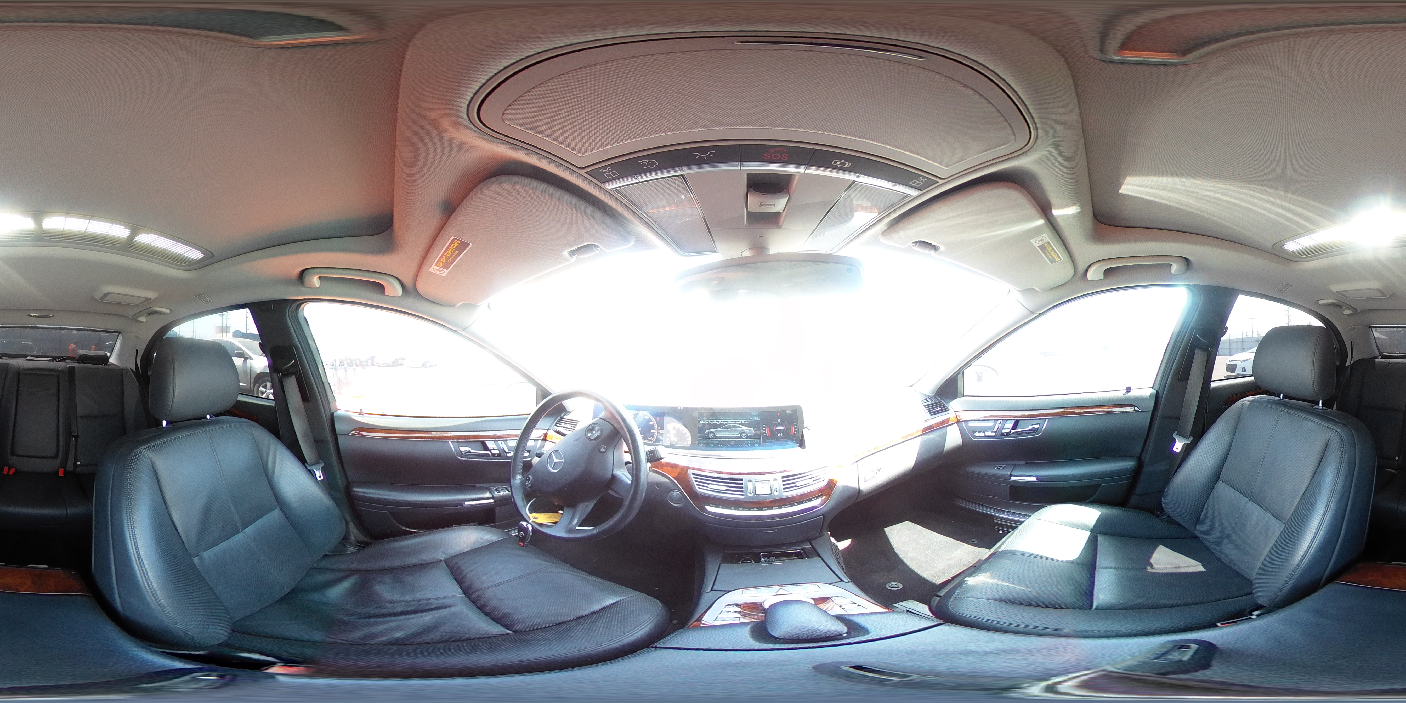 2007 Mercedes-benz S 550 Silver vin: WDDNG71X87A021128