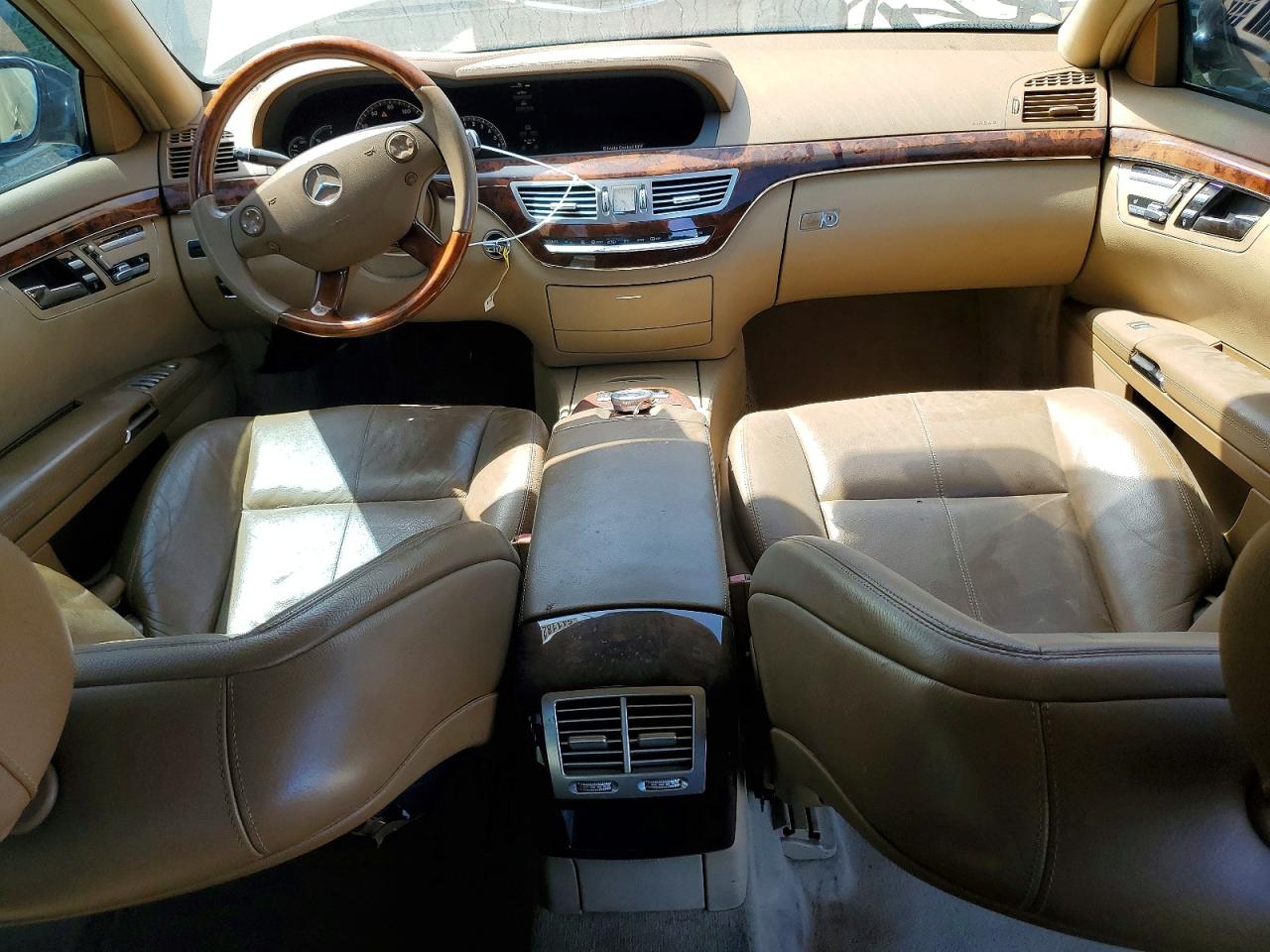 2007 Mercedes-benz S 550 Blue vin: WDDNG71X87A039080