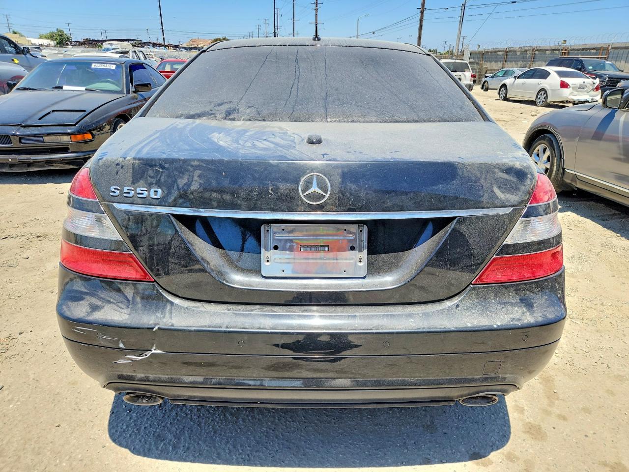 2007 Mercedes-benz S 550 Черный vin: WDDNG71X87A076680