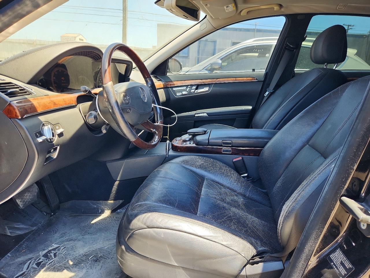 2007 Mercedes-benz S 550 Черный vin: WDDNG71X87A076680