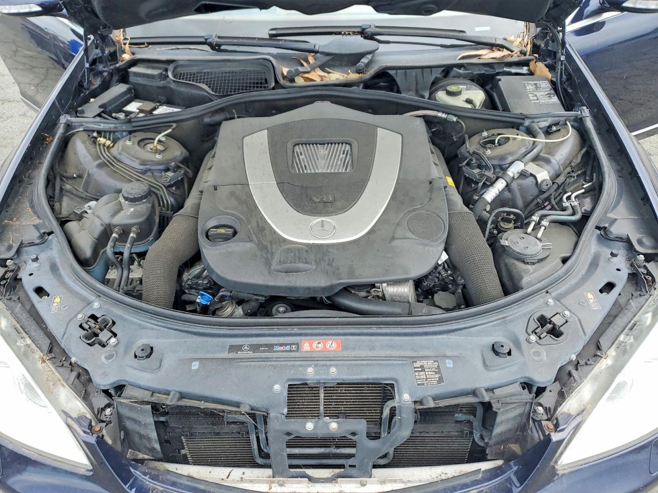 2007 Mercedes-benz S 550 Blue vin: WDDNG71X87A112030