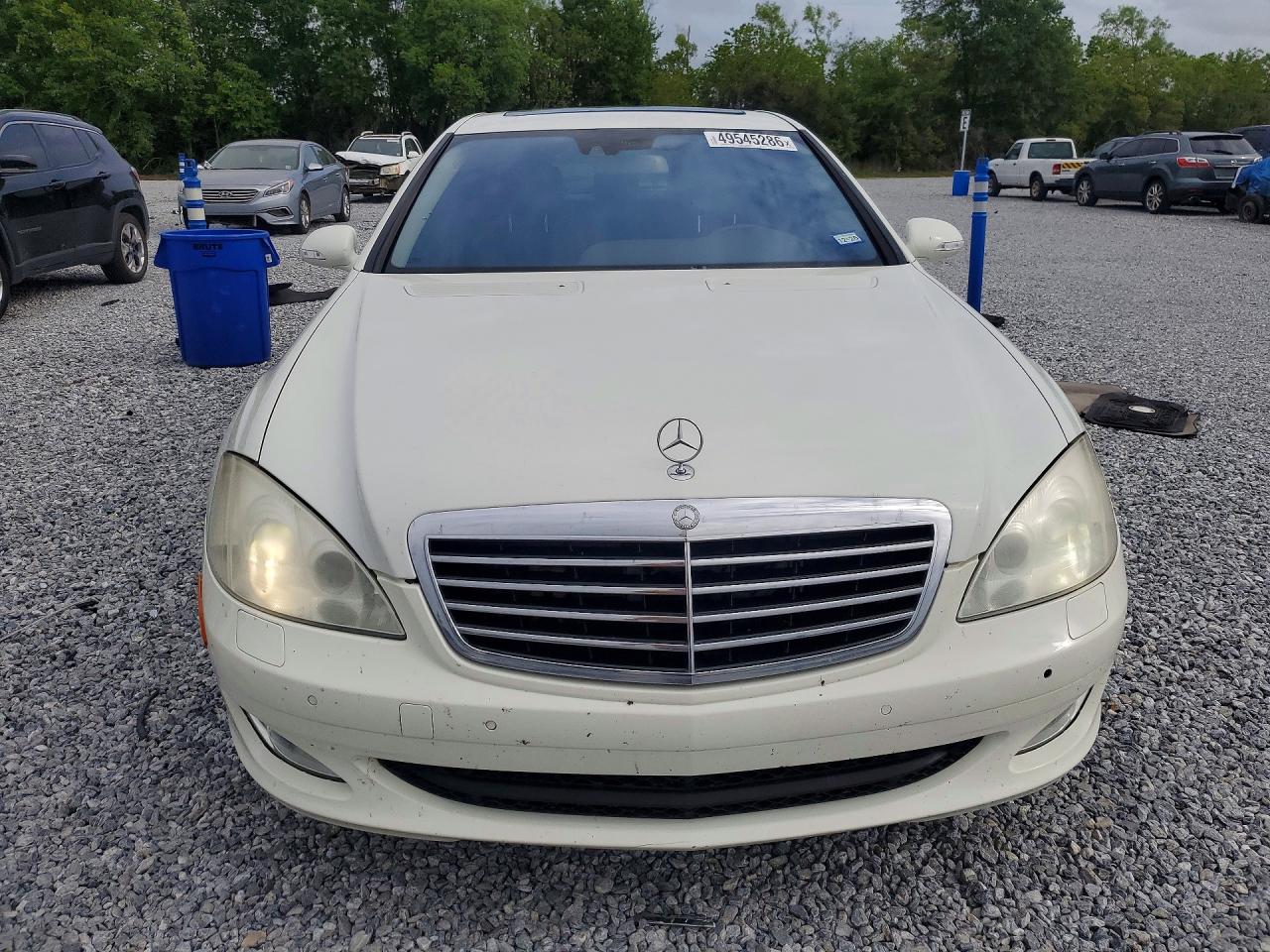 2008 Mercedes-benz S 550 Белый vin: WDDNG71X88A222402
