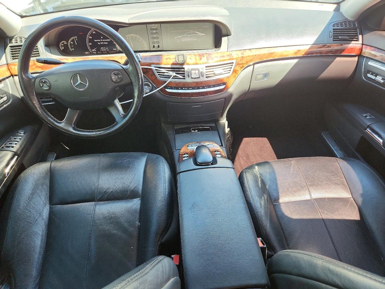 2007 Mercedes-benz S 550 Silver vin: WDDNG71X97A078017