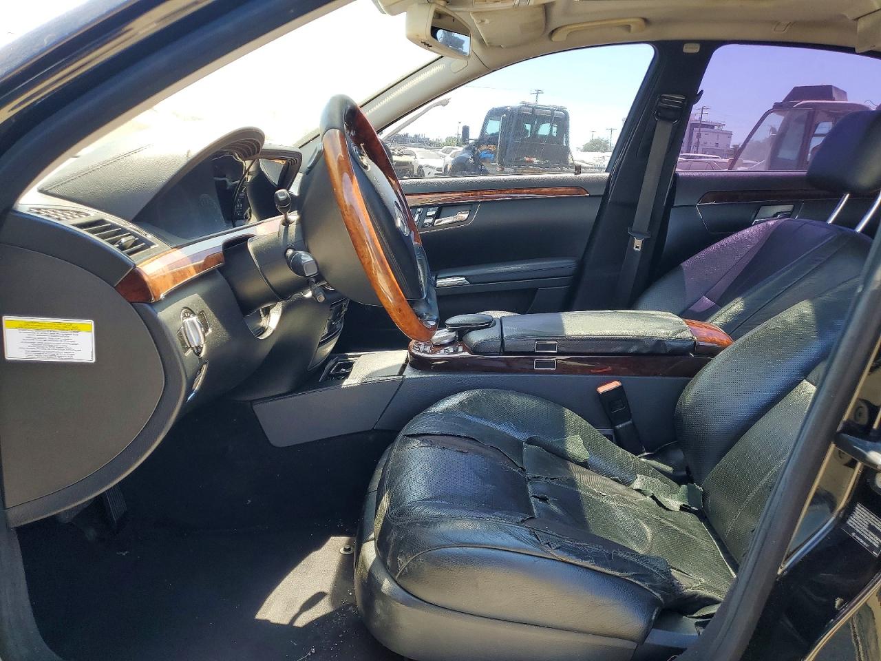 2008 Mercedes-benz S 550 Black vin: WDDNG71X98A216253
