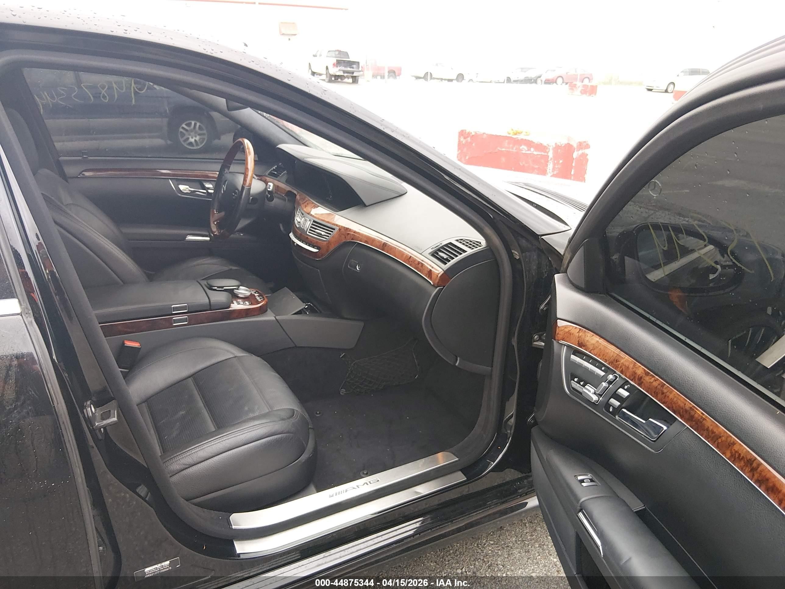 2008 Mercedes-benz S 63 Amg Черный vin: WDDNG77X18A182638