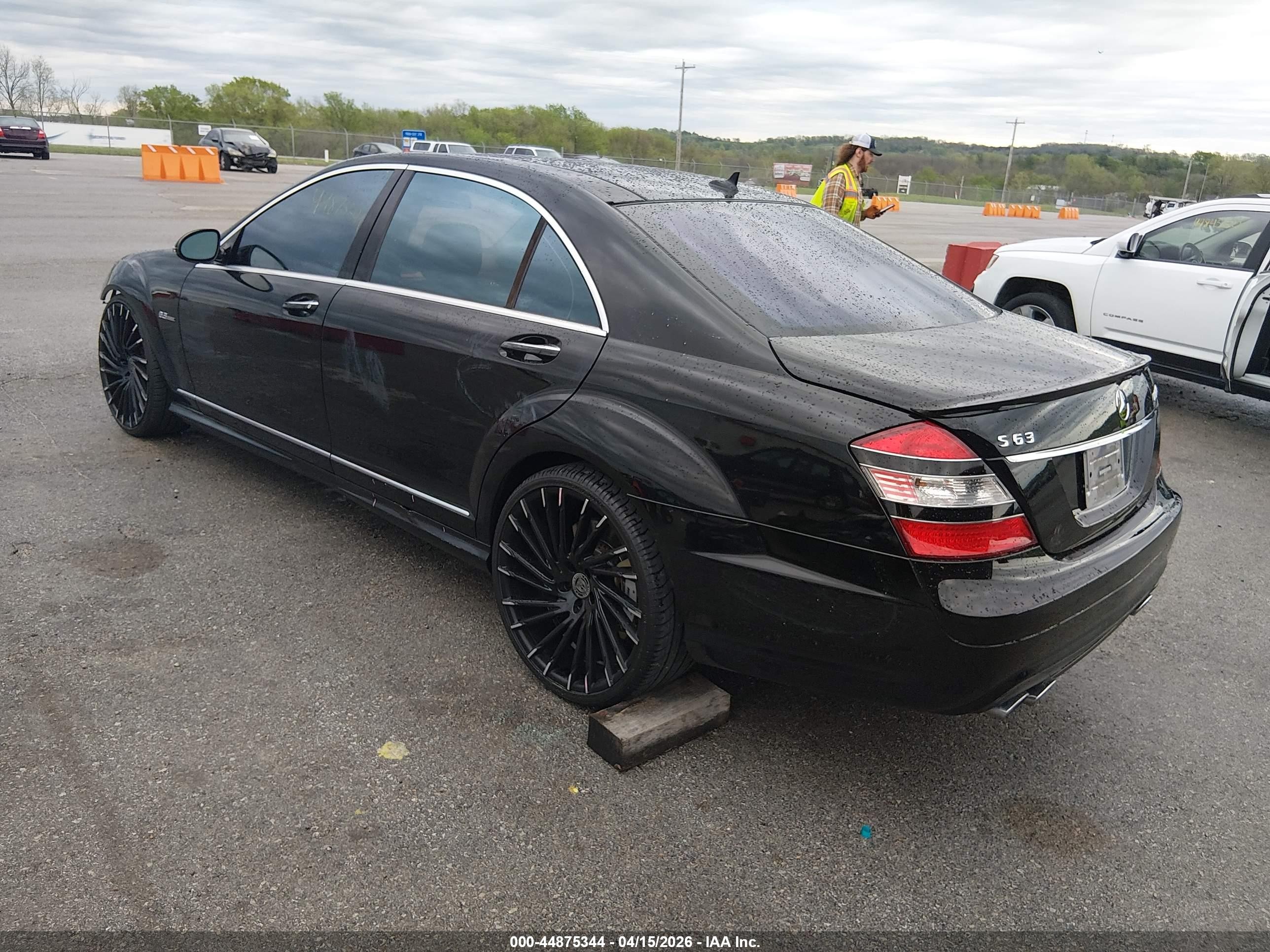 2008 Mercedes-benz S 63 Amg Черный vin: WDDNG77X18A182638