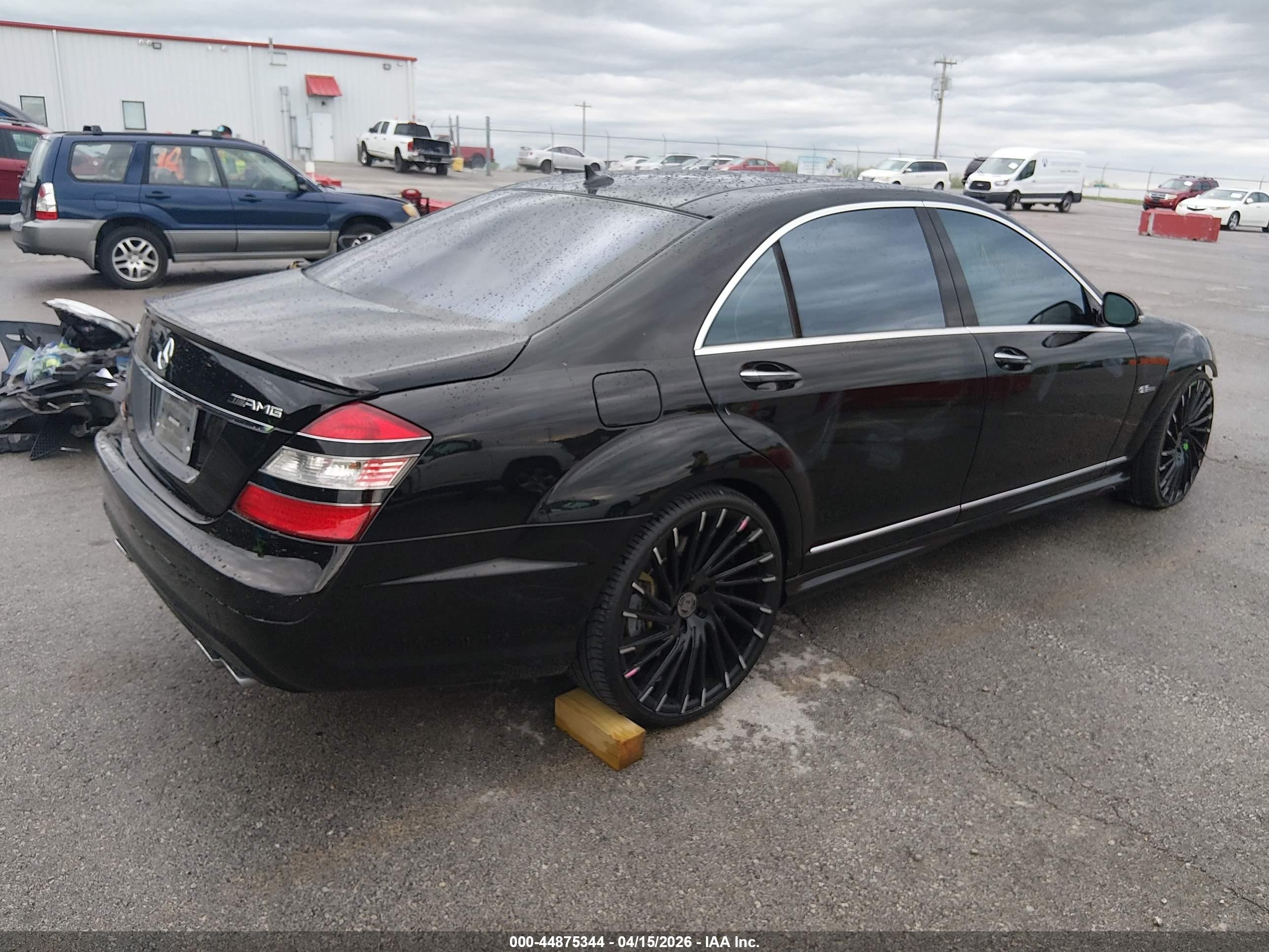 2008 Mercedes-benz S 63 Amg Черный vin: WDDNG77X18A182638
