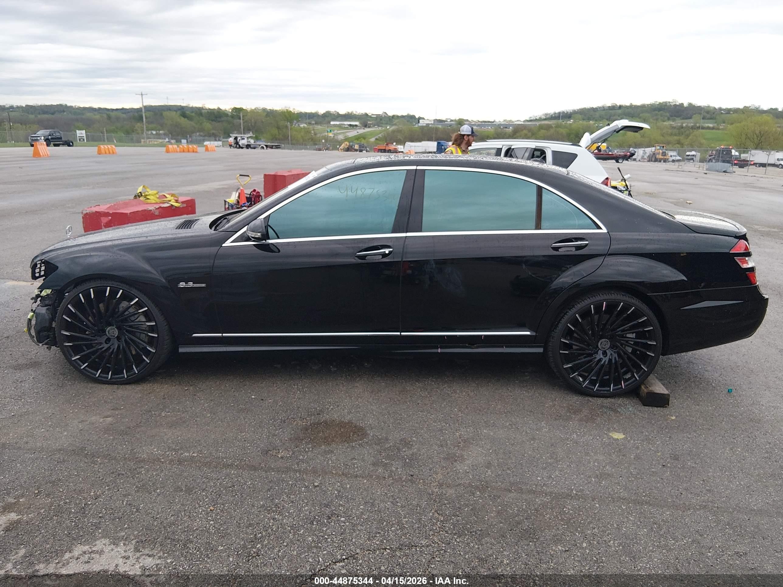 2008 Mercedes-benz S 63 Amg Черный vin: WDDNG77X18A182638