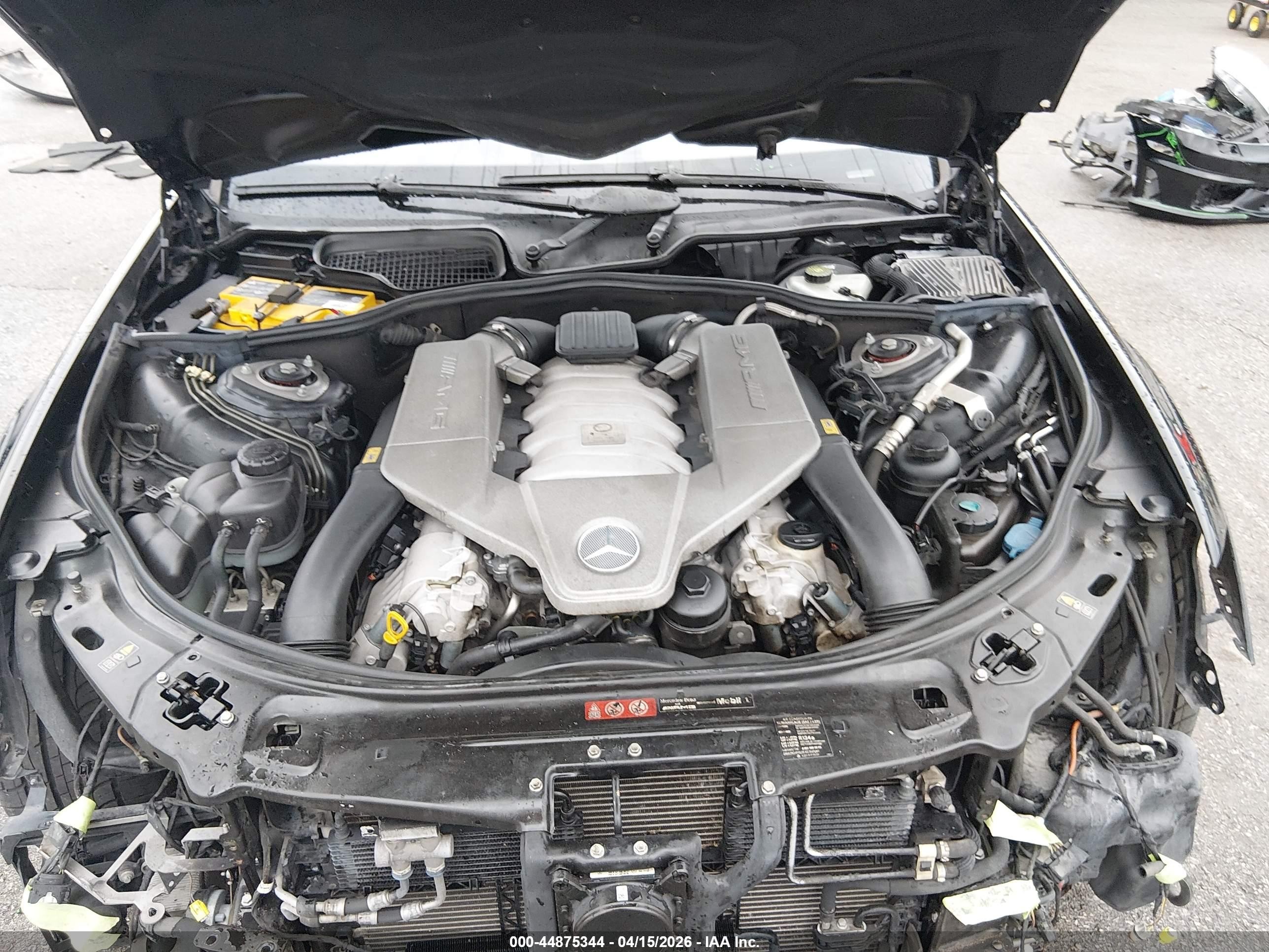 2008 Mercedes-benz S 63 Amg Черный vin: WDDNG77X18A182638