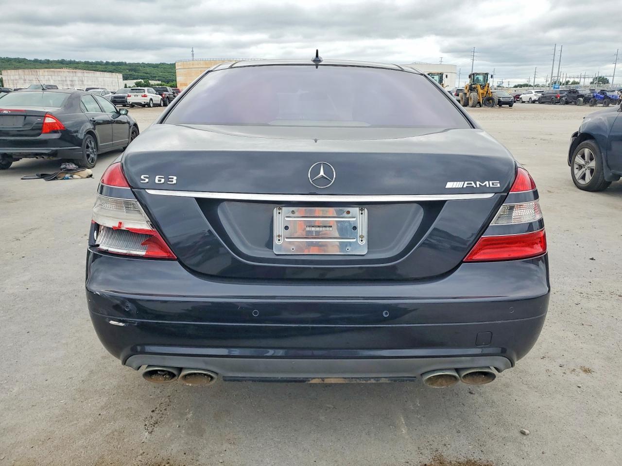 2008 Mercedes-benz S 63 Amg Black vin: WDDNG77X68A176852