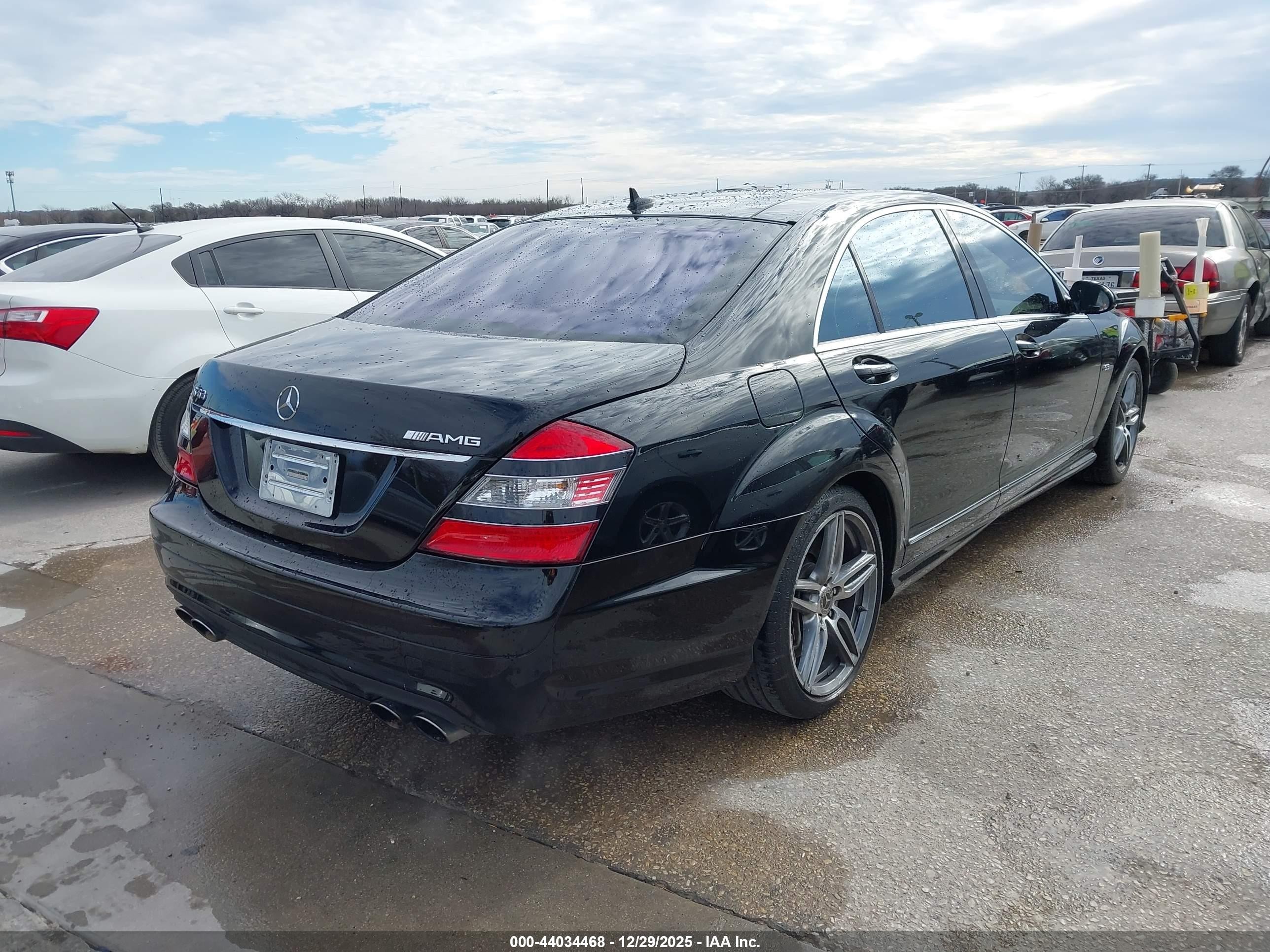 2009 Mercedes-benz S 63 Amg   Черный vin: WDDNG77XX9A255023