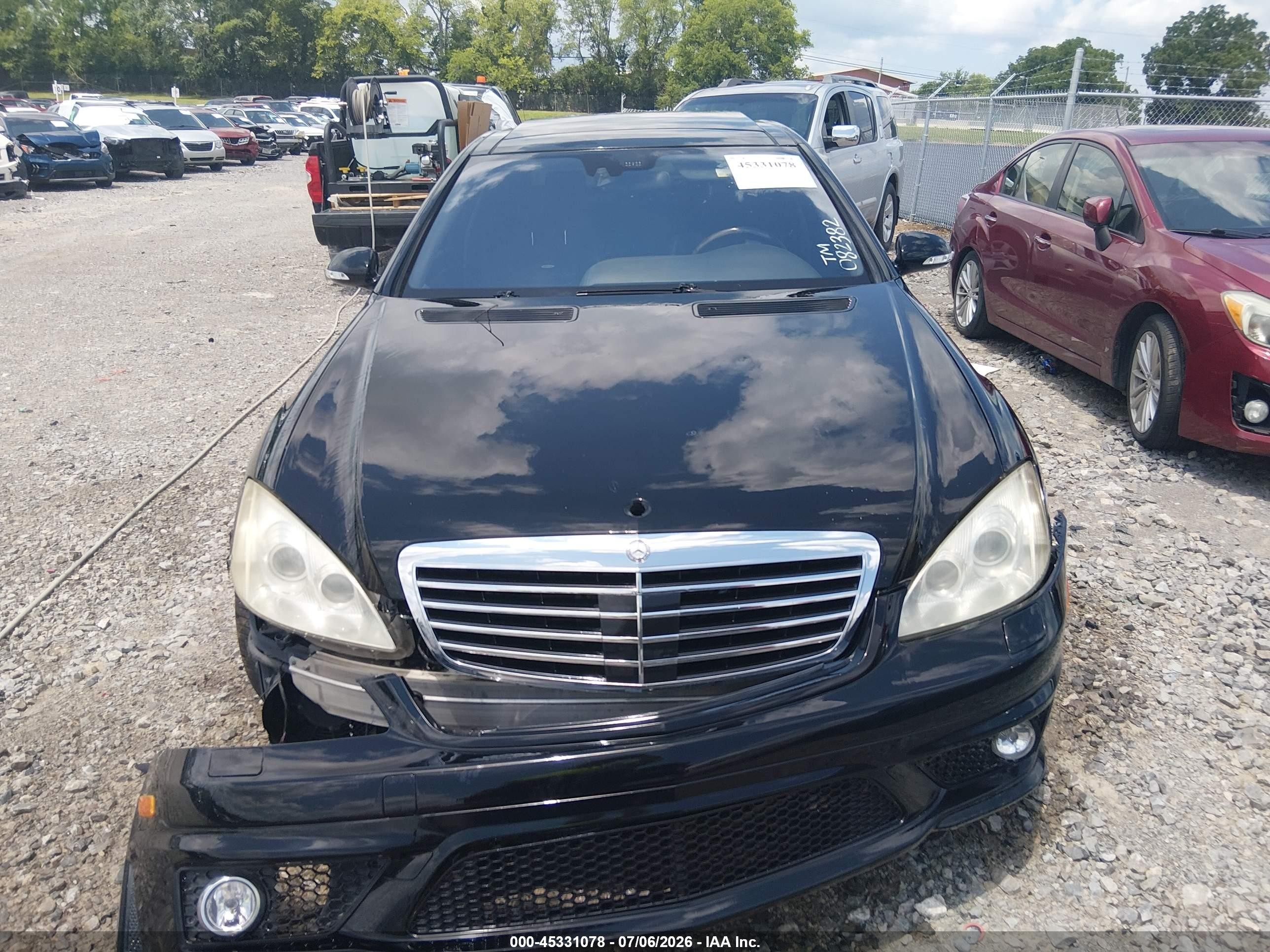 2007 Mercedes-benz S 65 Amg   Black vin: WDDNG79X27A082382