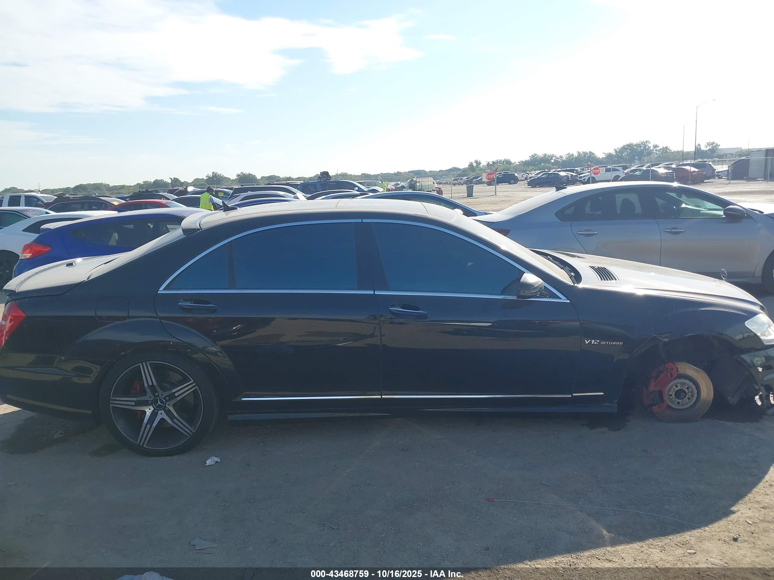 2007 Mercedes-benz S 65 Amg   Black vin: WDDNG79X47A121568