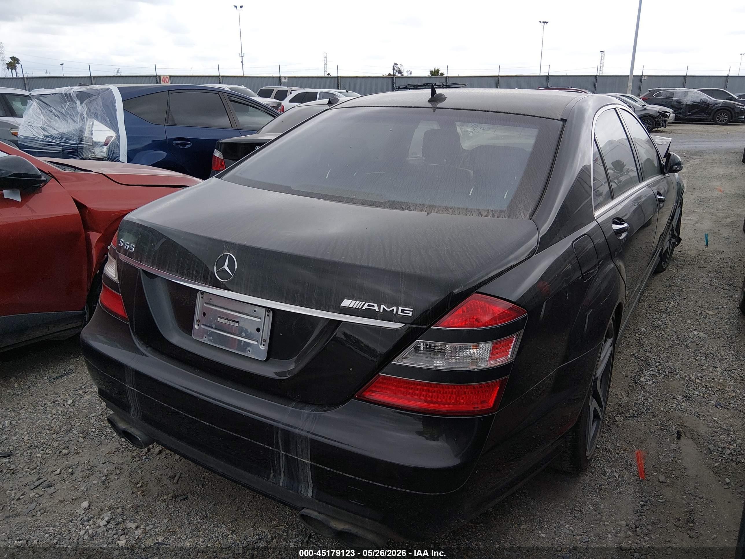 2007 Mercedes-benz S 65 Amg   Black vin: WDDNG79X97A144750