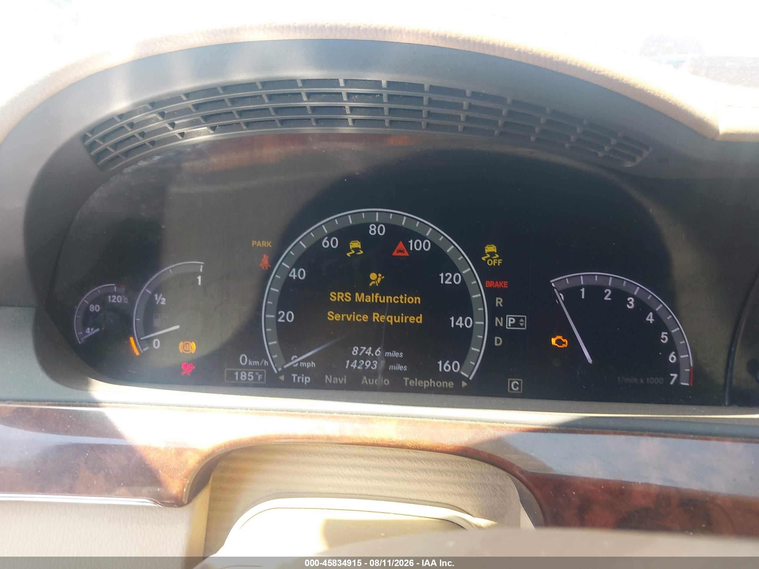 2010 Mercedes-benz S 550   Black vin: WDDNG7BB0AA332613
